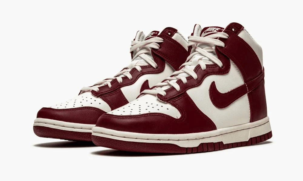 nike dunk high burgundy crush