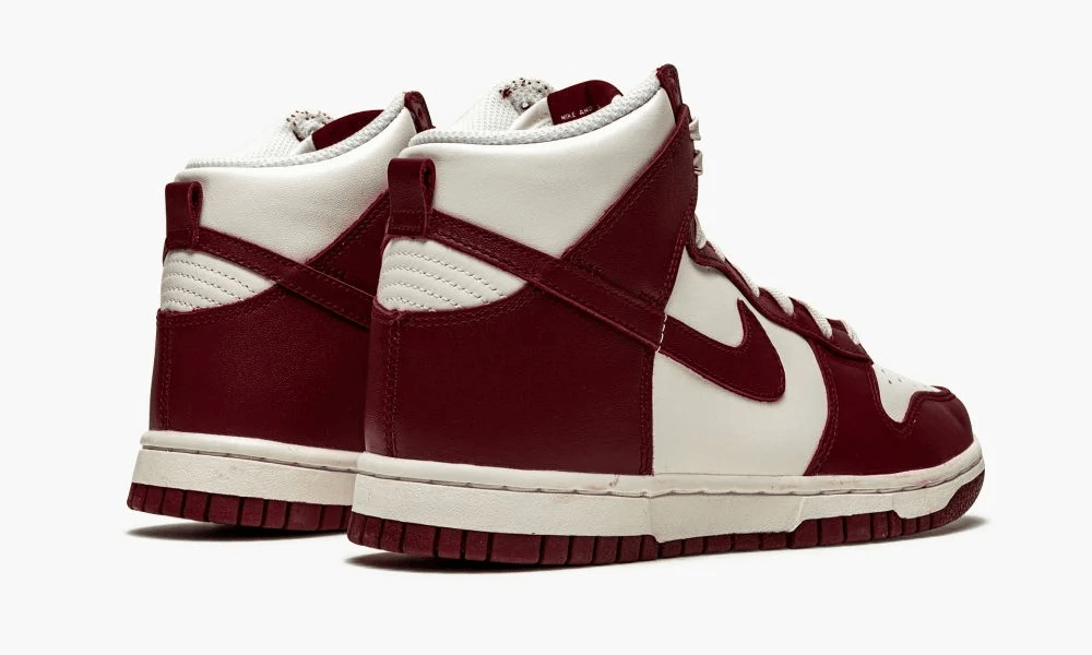 nike dunk high burgundy crush