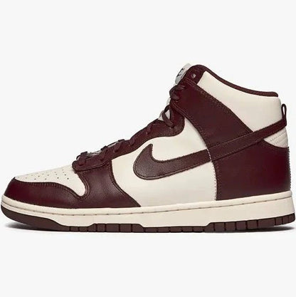 nike dunk high burgundy crush