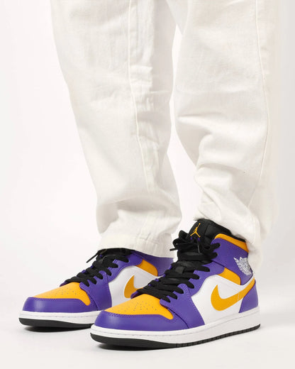 Air Jordan 1 Mid 'Lakers' Black Friday Sale