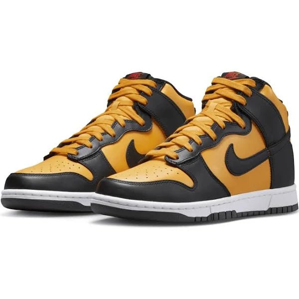 nike dunk high reverse goldenrod