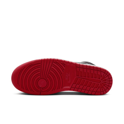 Air Jordan 1 Mid Sneakers White / Gym Red / Black Black Friday Sale